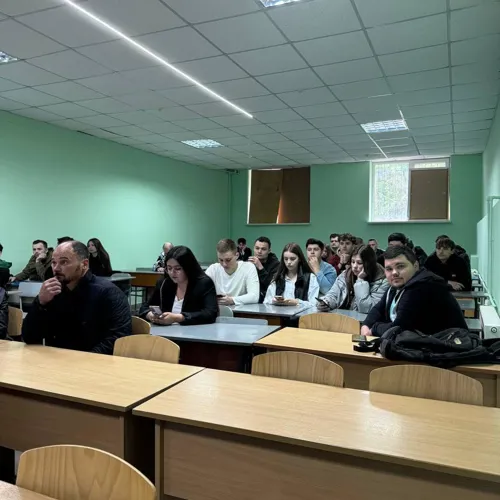 Учасники студентської наукової конференціяї ЧНУ імені Юрія Федьковича