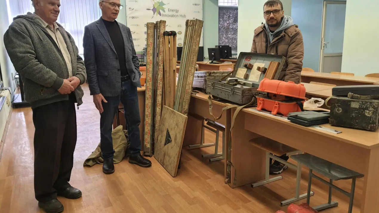 Зустріч з геодезистом Дроником Манолієм Васильовичем